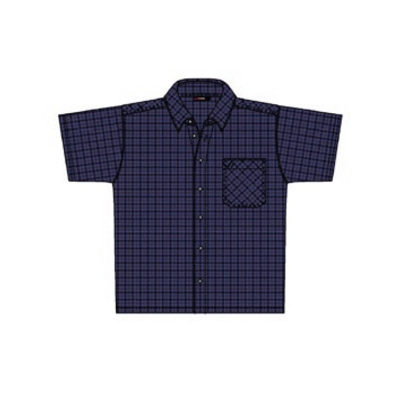 Maier Sports Koszulka podróżna/wędrówkowa Claas granatowa/szaro-granitowa męska